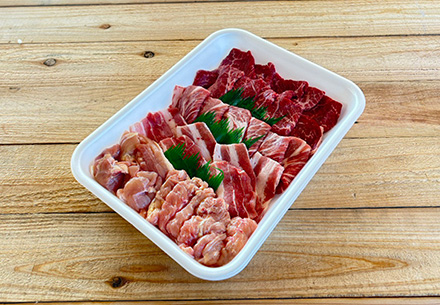 国産牛・豚・鶏セット(600g)