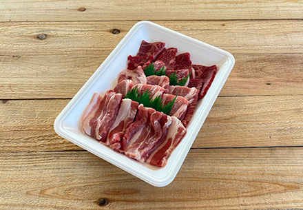 国産牛・豚背セット(ソロサイズ)(300g)